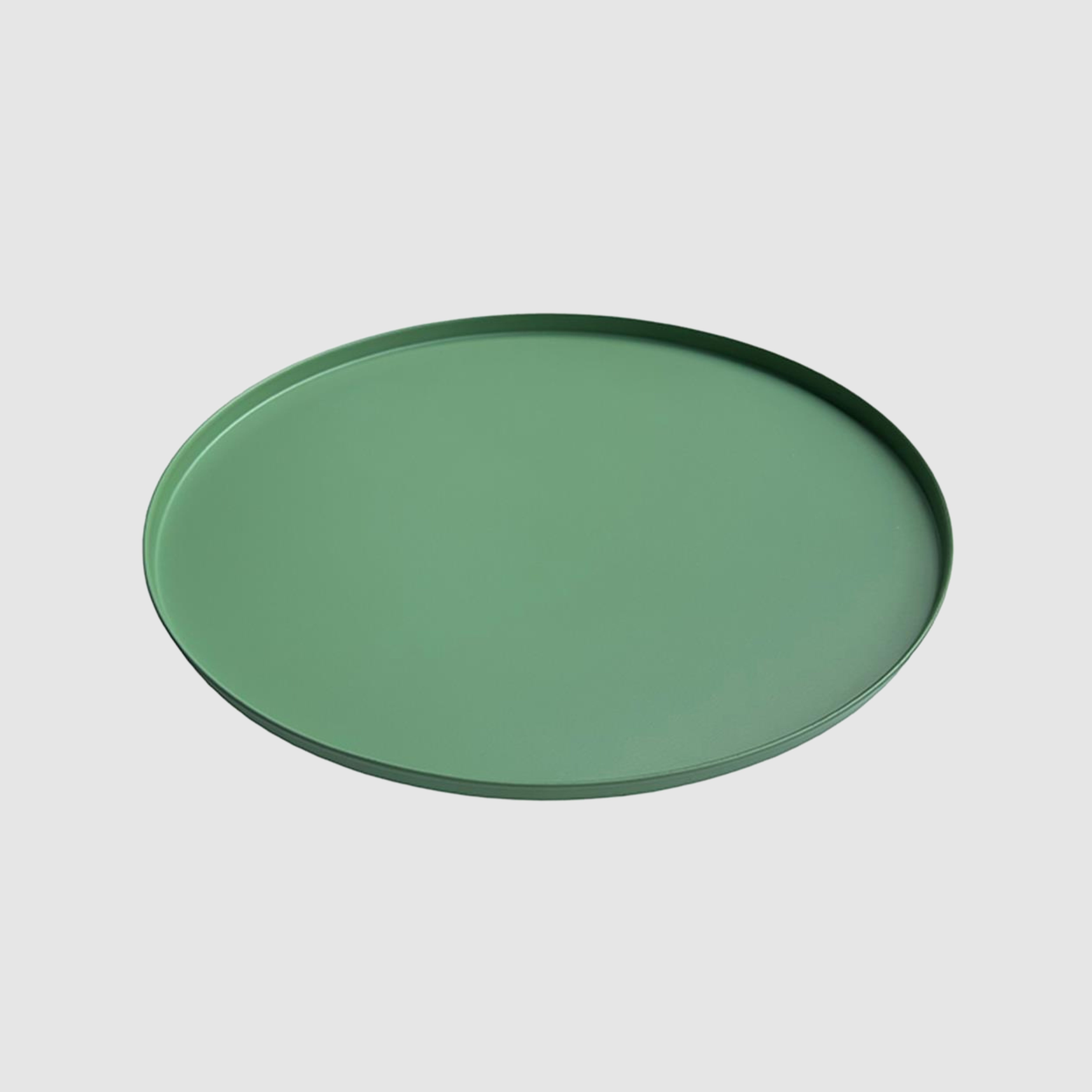 Rundes Deko-Tablett Elias in Salbei - Ø 35cm
