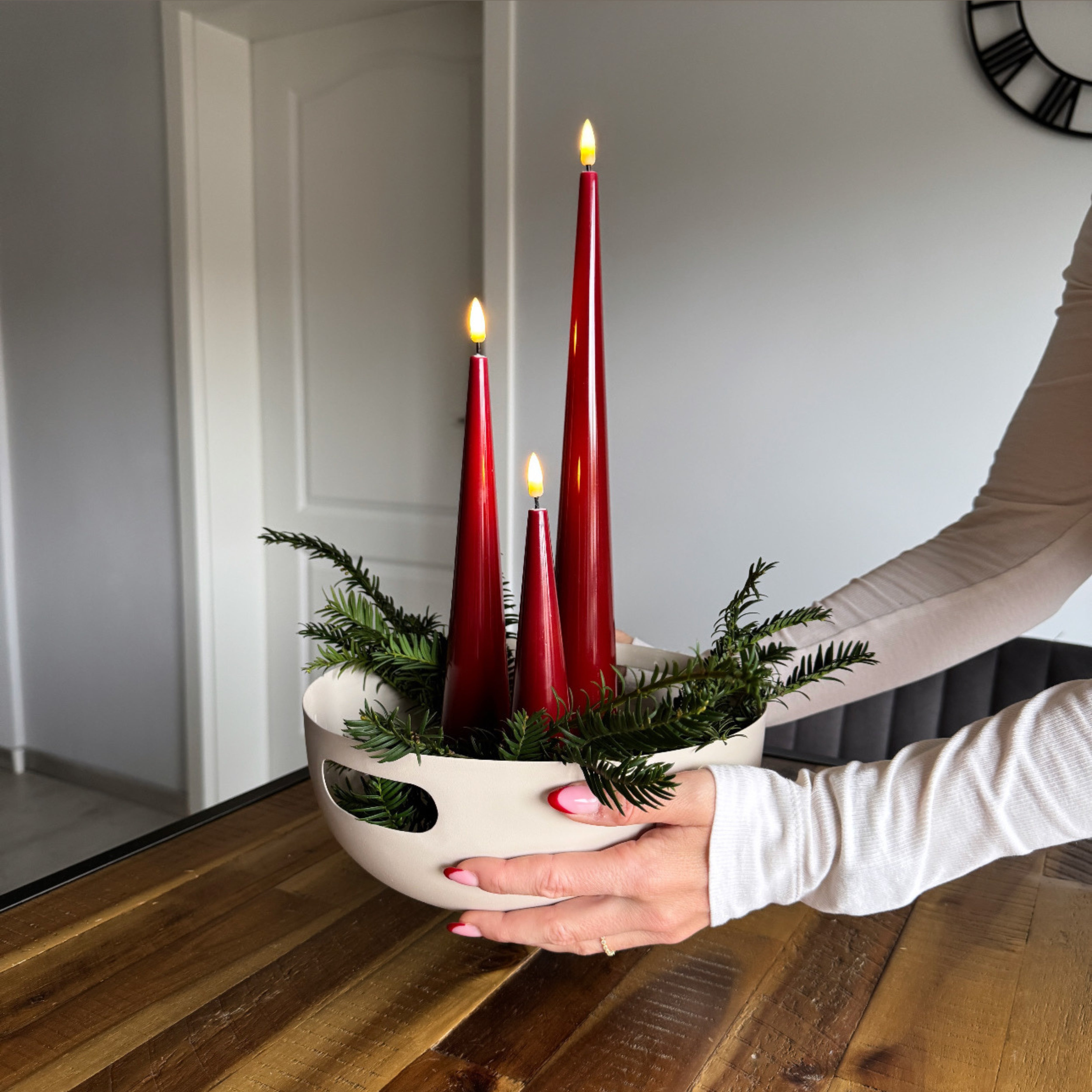 Schale Elva in Creme - Ø 26cm