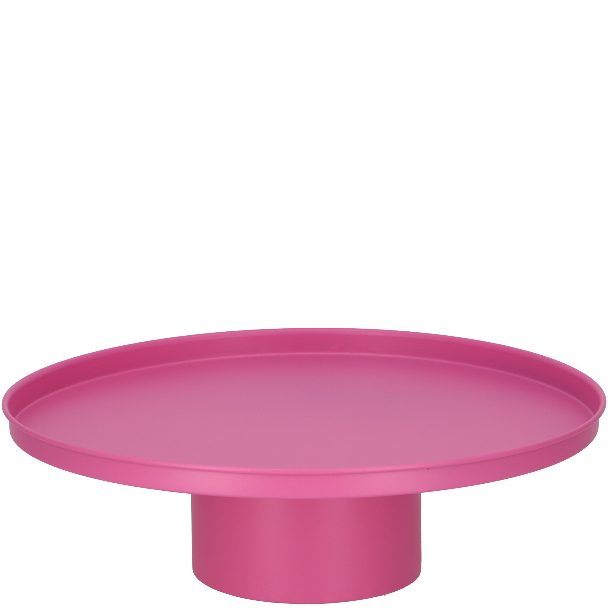 Erhöhtes Deko-Tablett Elias in Rosa- Ø 35cm