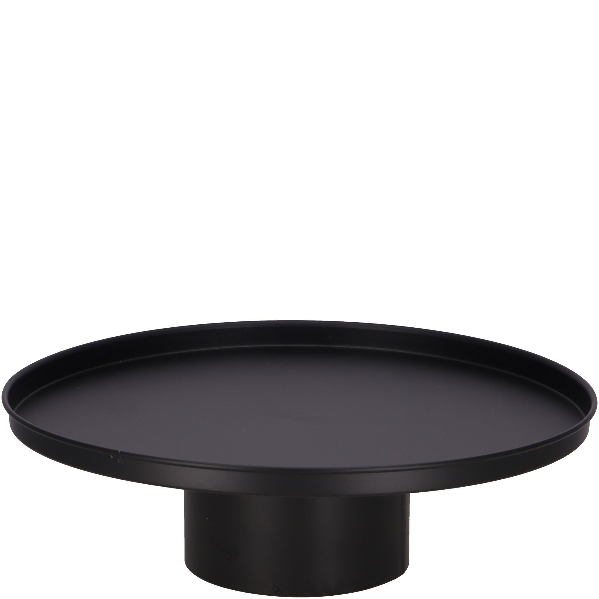 Erhöhtes Deko-Tablett Elias in Schwarz - Ø 35cm
