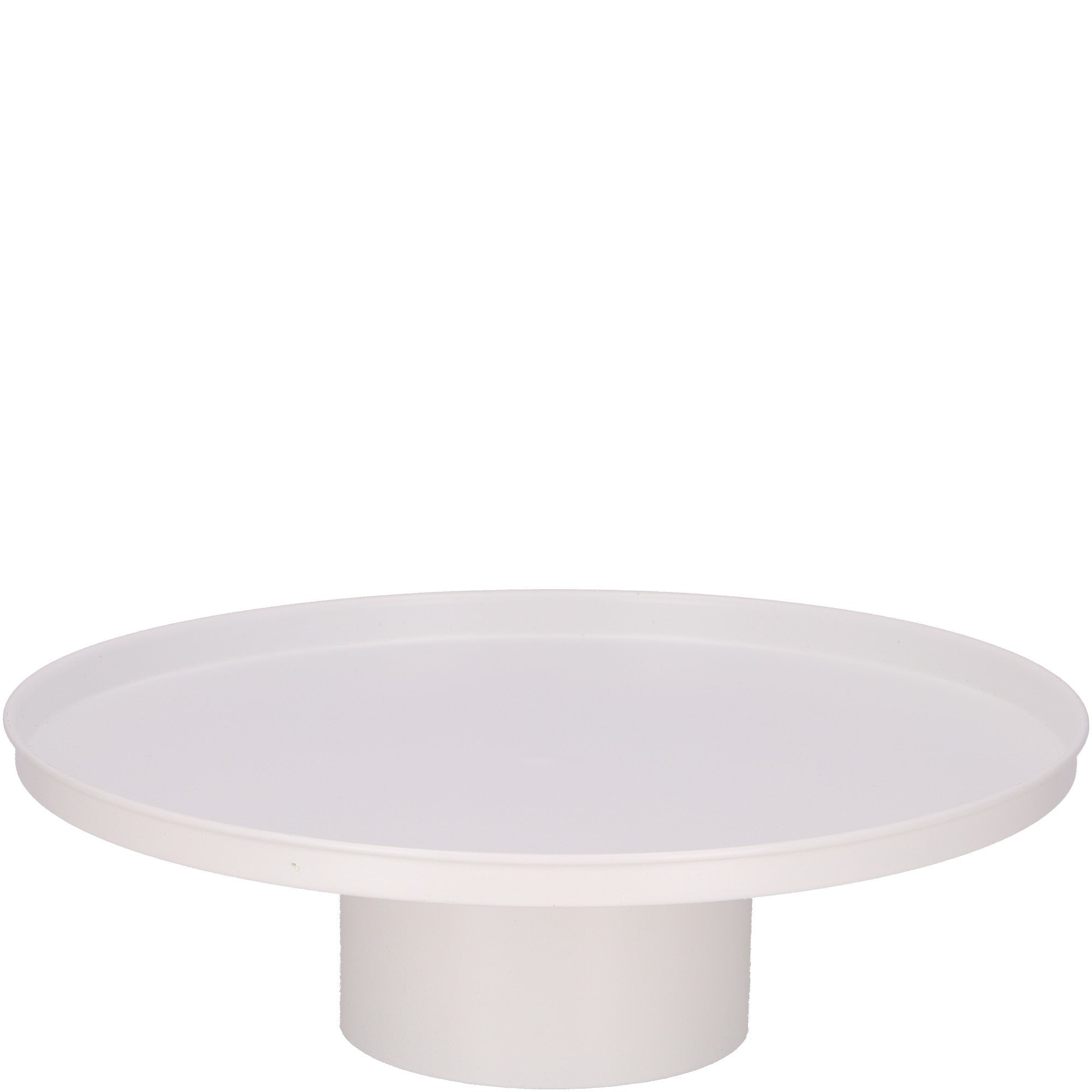 Erhöhtes Deko-Tablett Elias in Weiß - Ø 35cm